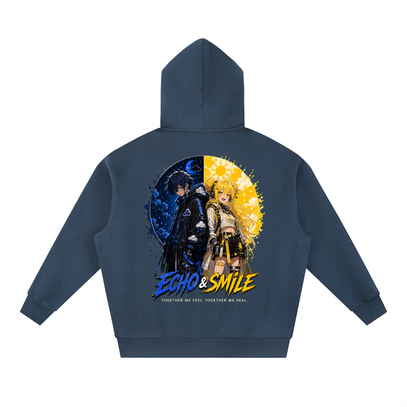 Essential Oversized Boxy Fit Fleece Hoodie